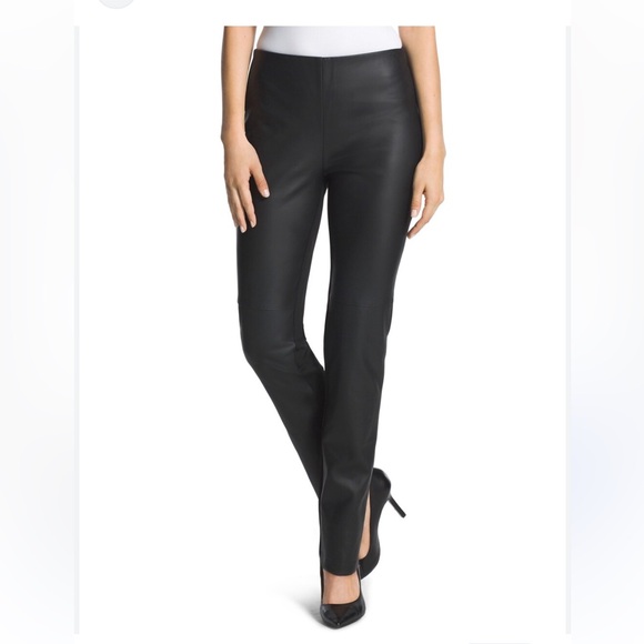 NWT BBJ LOS ANGELES BLACK LEGGINGS IN SIZE MEDIUM elastic waist - Picture 2 of 9